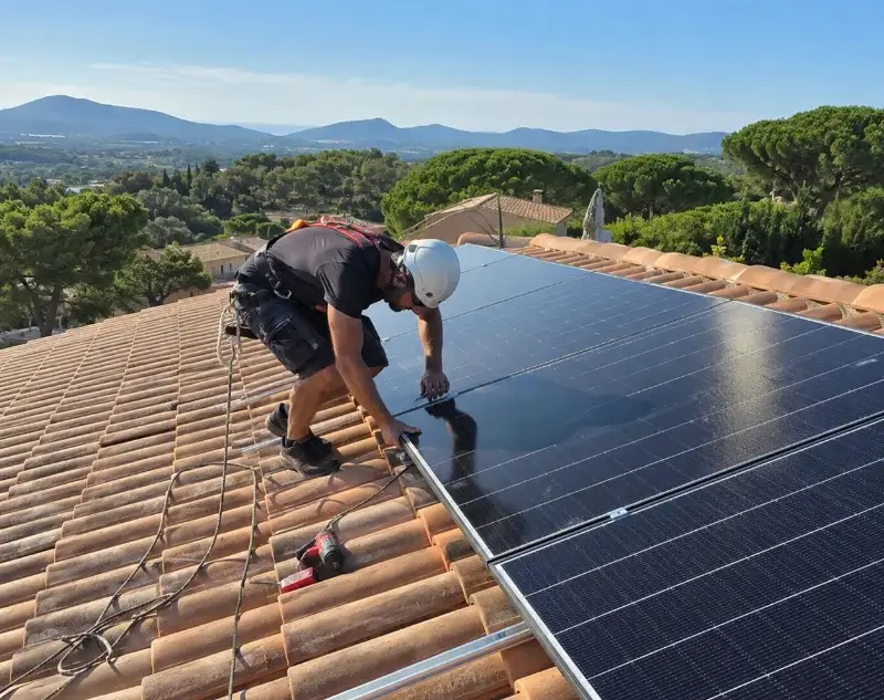 Installateur panneaux solaires Saint-Cyr-sur-Menthon — pose photovoltaïque sur toiture
