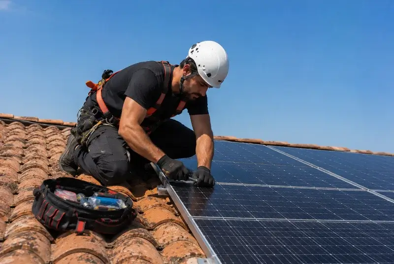 Maintenance et monitoring de panneaux solaires à Saint-Cyr-sur-Menthon